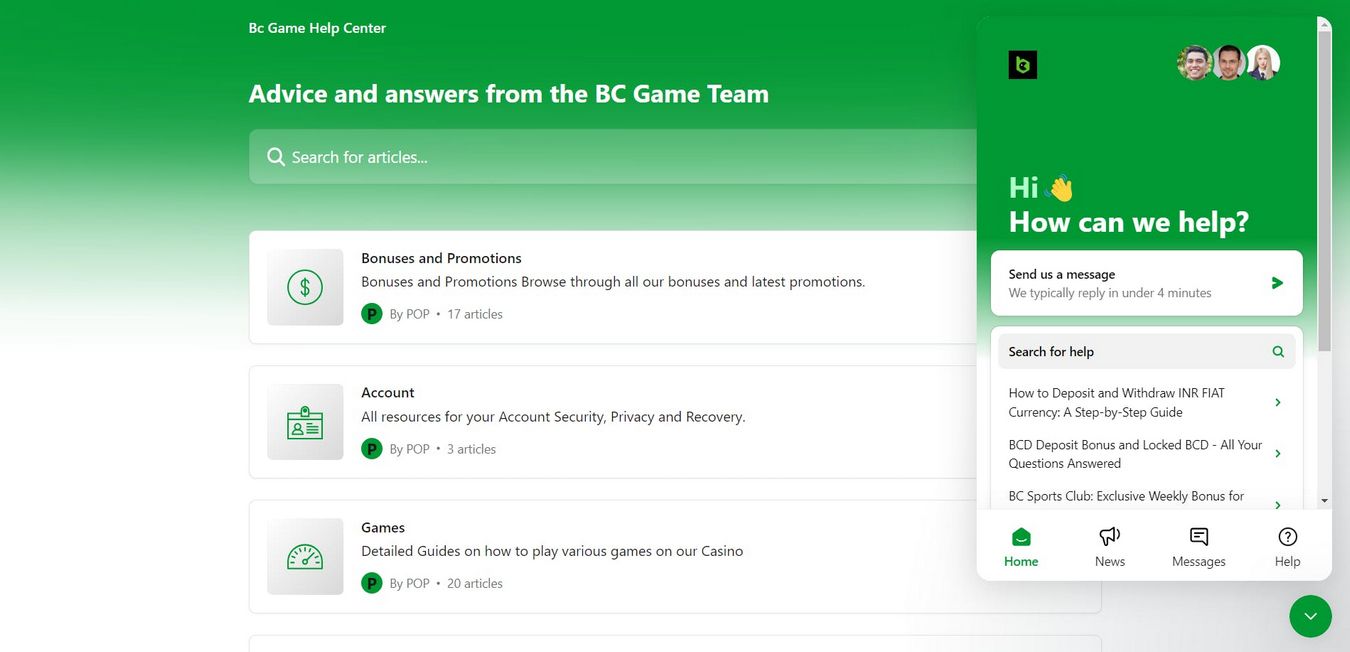 BC.Game Betting House Testimonial in Spain