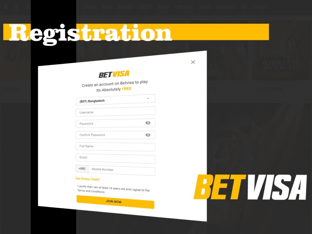বাংলাদেশে BetVisa মোবাইল অ্যাপ্লিকেশন ডাউনলোড করুন